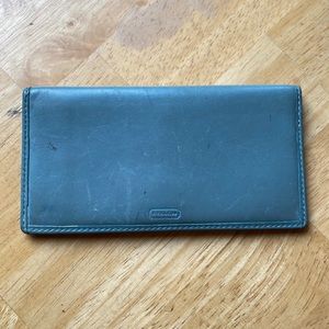 Coach Leather checkbook holder or extra card holder (only), for your wallet,